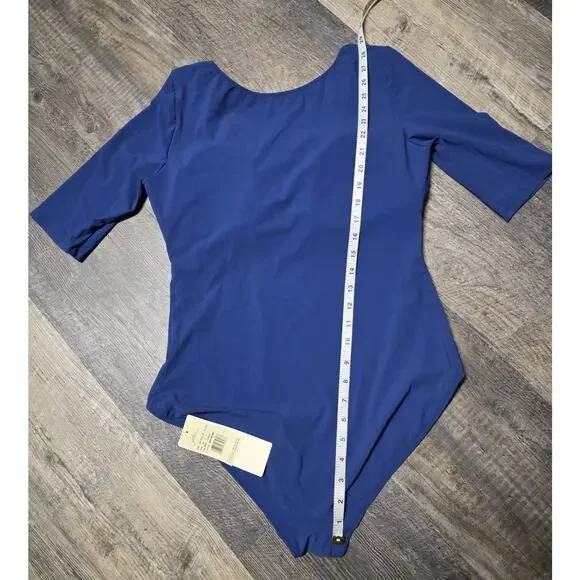 Gottex One Piece Swimsuit Bodysuit Cobalt Blue Size L NWT MSRP $150 - Picture 6 of 6